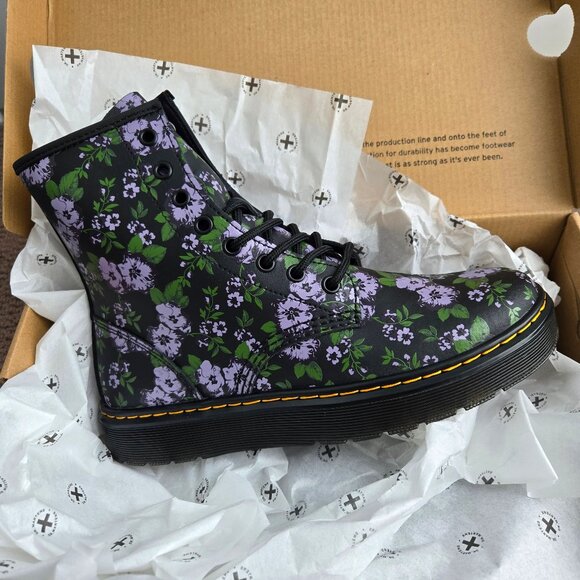 NWT Dr. Martens Floral Boots - Picture 4 of 9